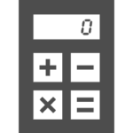 画像：電卓のイメージ