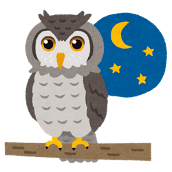 画像：深夜のイメージ